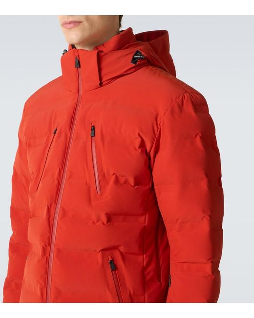 Aztech Mountain Red Nuke Suit Down Ski Jacket for men