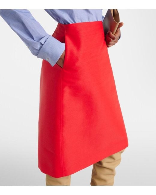 The Row Red Skirts