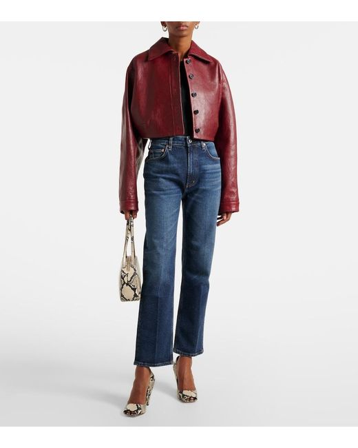 Citizens of Humanity Blue Zurie Straight Jeans