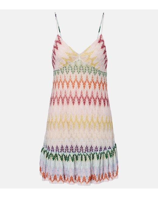 Missoni Red Lame Minidress