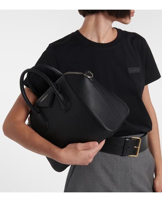 Givenchy Black Antigona Mini Leather Cross-Body Bag