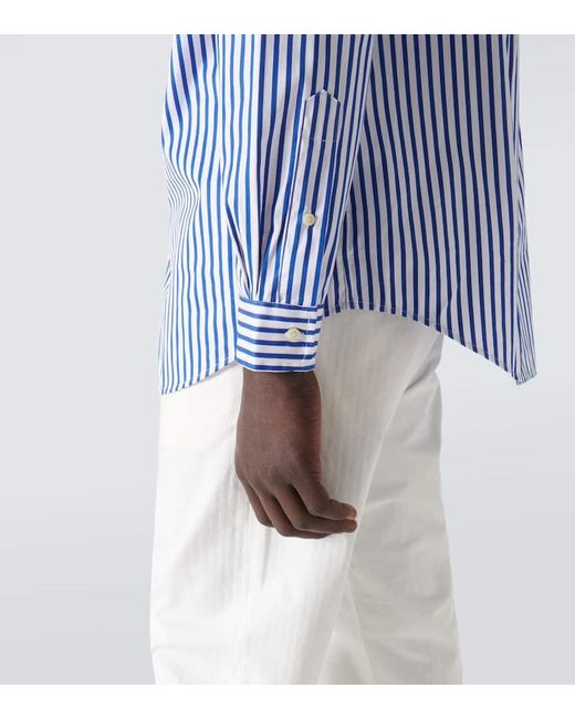 Camisa de algodon a rayas Polo Ralph Lauren de hombre de color Blue