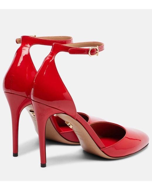 Ferragamo Red Patent Leather Pumps