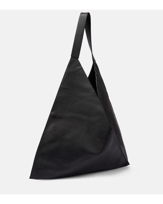 Khaite Sara Medium Leather Tote Bag in Black | Lyst UK