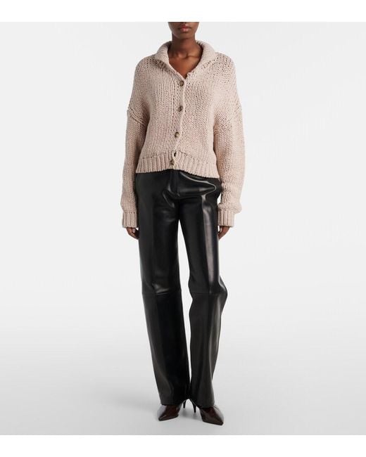 Khaite Natural Lotta Cotton Cardigan