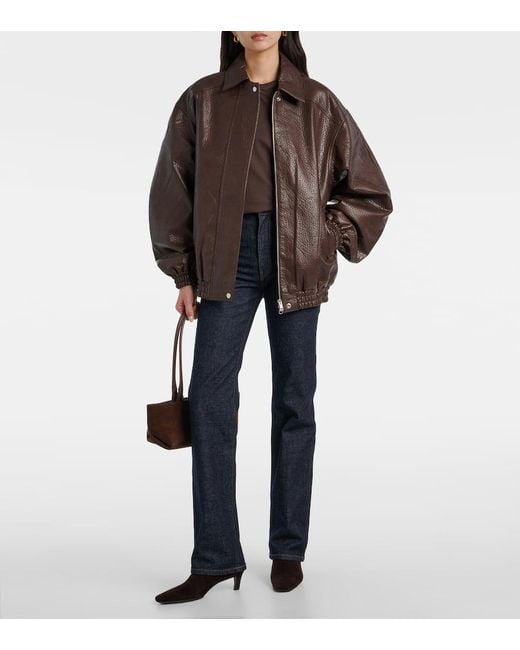 Frankie Shop Brown Prescott Oversized Jacket