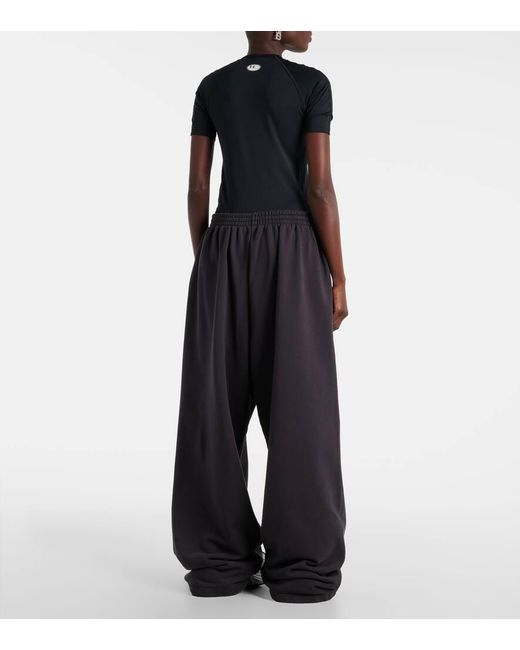 Balenciaga Blue Cotton Sweatpants