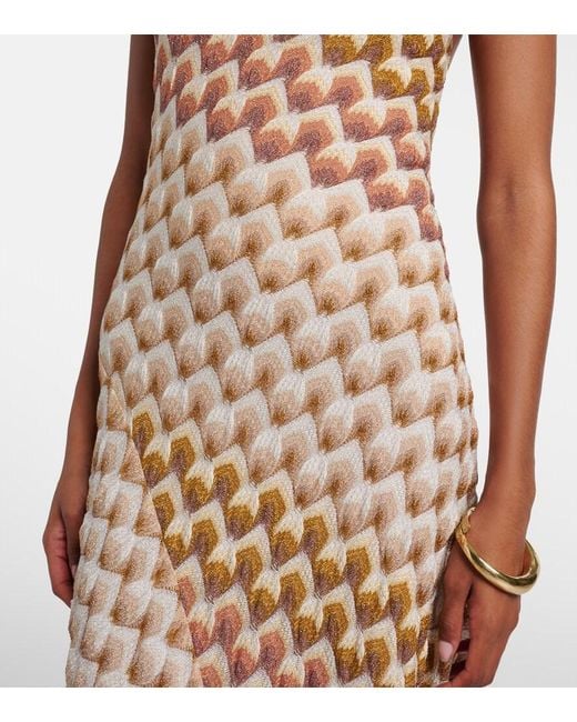 Missoni Metallic Halterneck Lame Gown