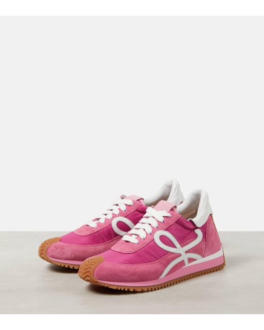 Loewe Pink X Paula's Ibiza Flow Runner Sneakers