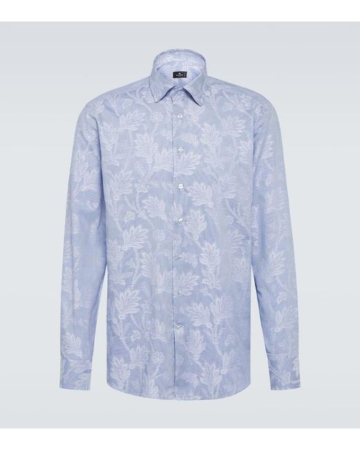 Etro Hemd aus Baumwolle in Blue für Herren