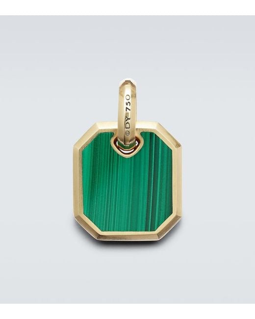 Pendente Amulet di David Yurman in Green da Uomo
