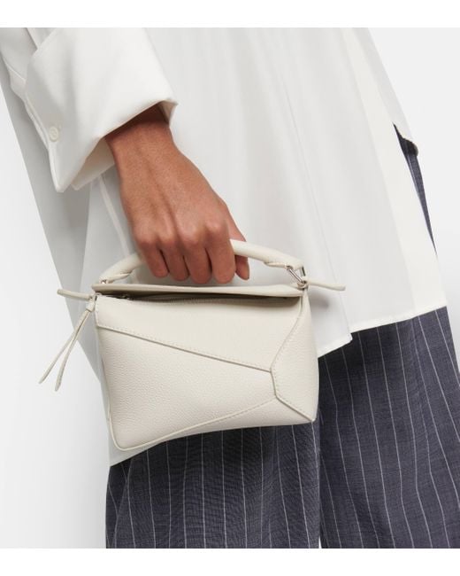 Loewe puzzle discount bag mini white