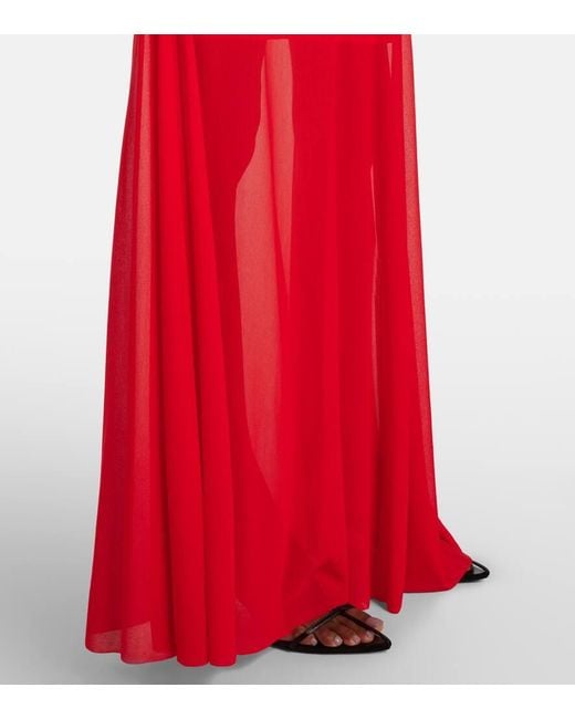 Abito Lungo Paula di Proenza Schouler in Red
