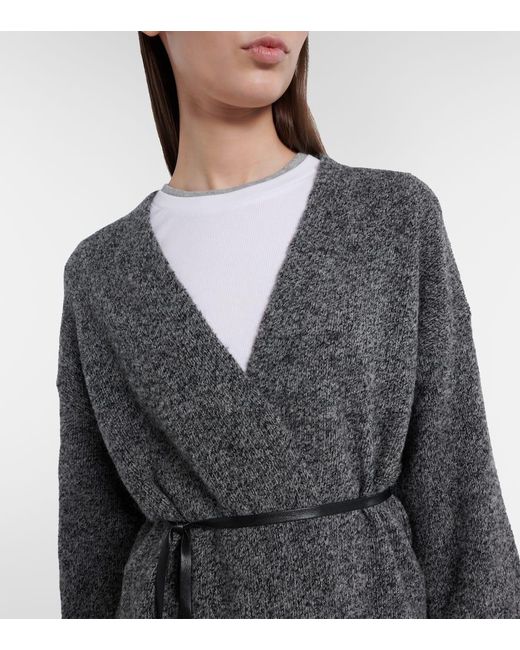 Velvet Black Alina Wool-Blend Cardigan
