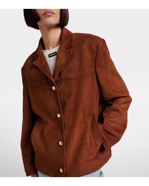 Miu Miu Brown Suede Jacket