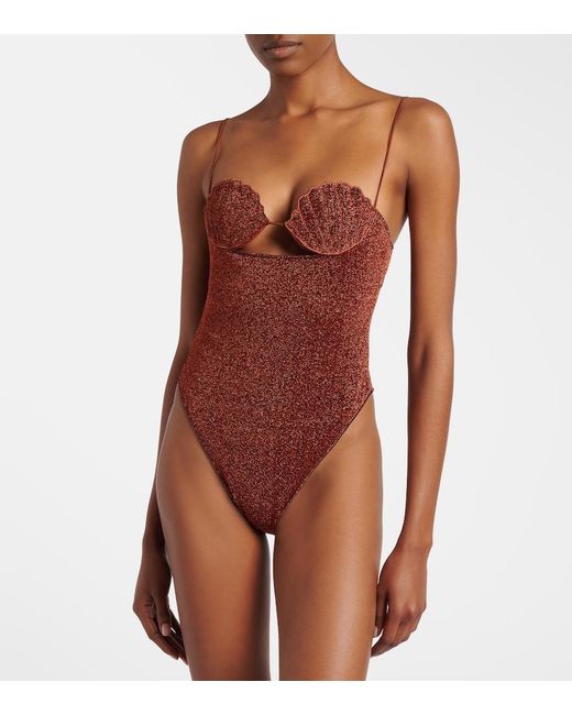 Oseree Red Lumiere Swimsuit