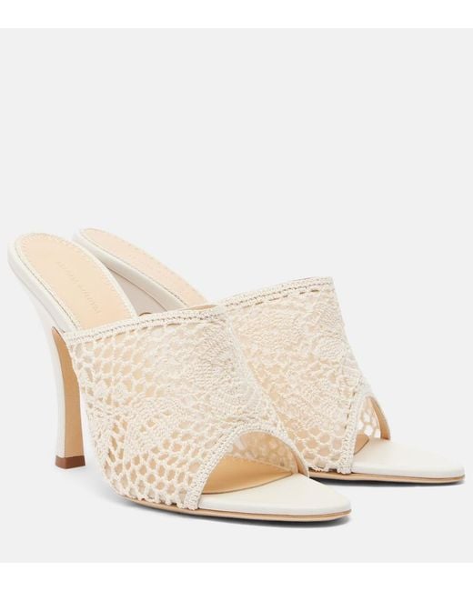 Magda Butrym Natural Crochet Mules