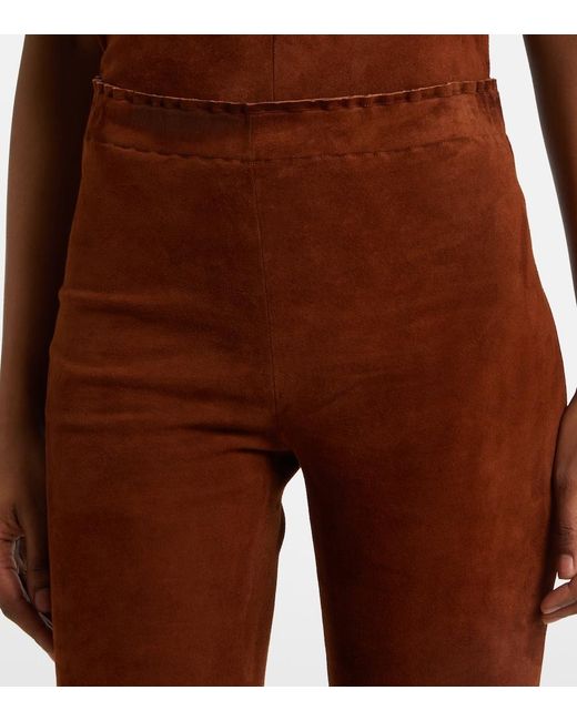Stouls Brown Jp Twenty Suede Leggings