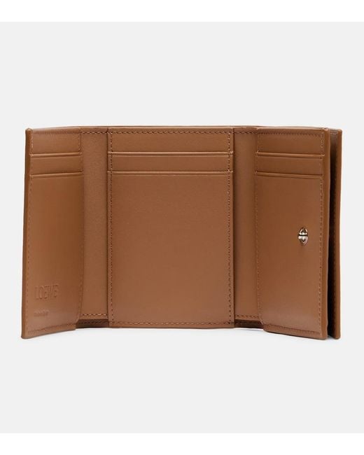 Loewe Brown X Louis Wain Cats Leather Wallet