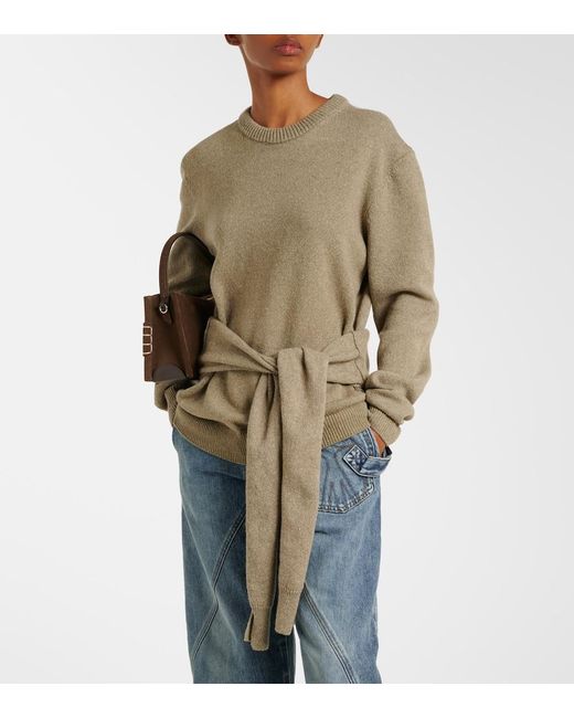 J.W. Anderson Green Wool And Cotton Sweater