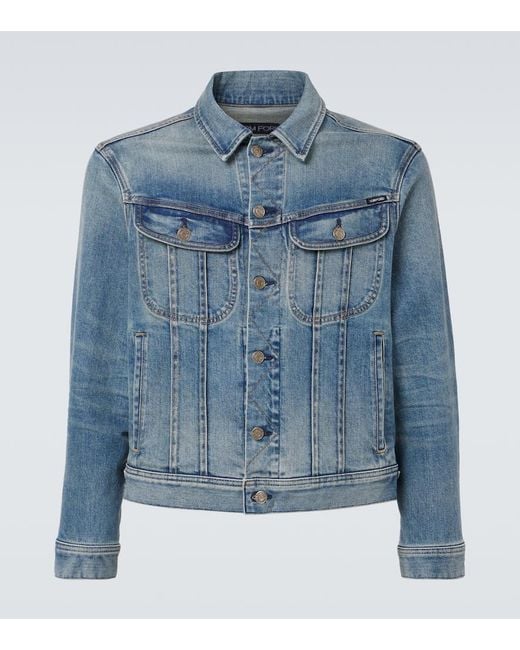 Tom Ford Blue Icon Denim Jacket for men