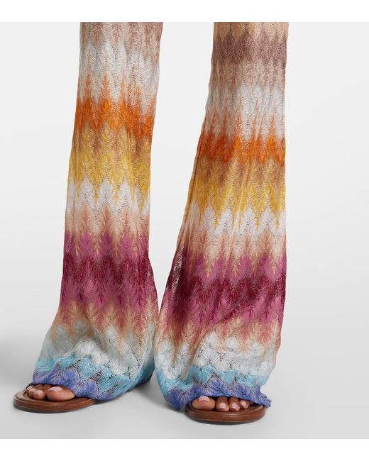 Missoni Multicolor Knitted Flared Pants