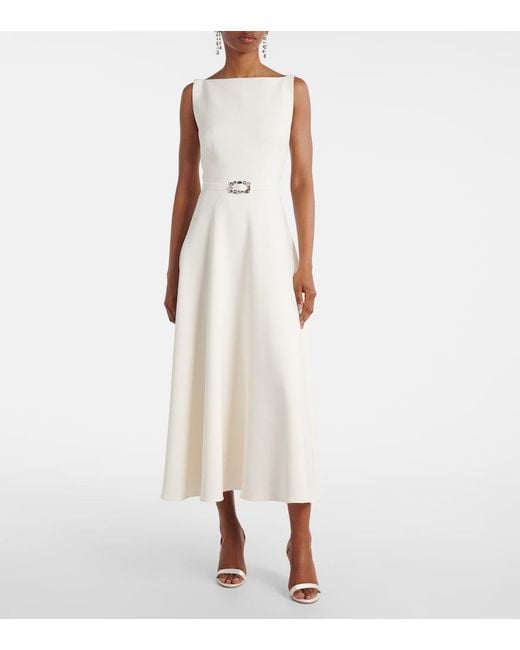 Robe Midi De Mariee Safiyaa en coloris White