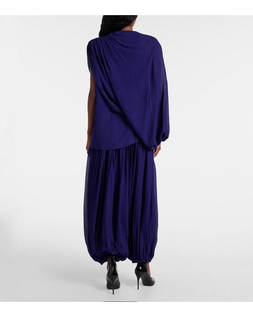 Alaïa Blue Balloon Top