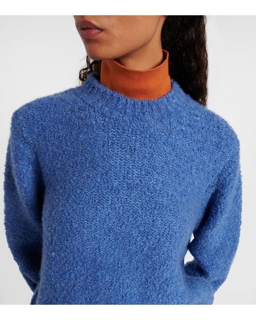 God's True Cashmere Blue Cloud Cashmere Sweater