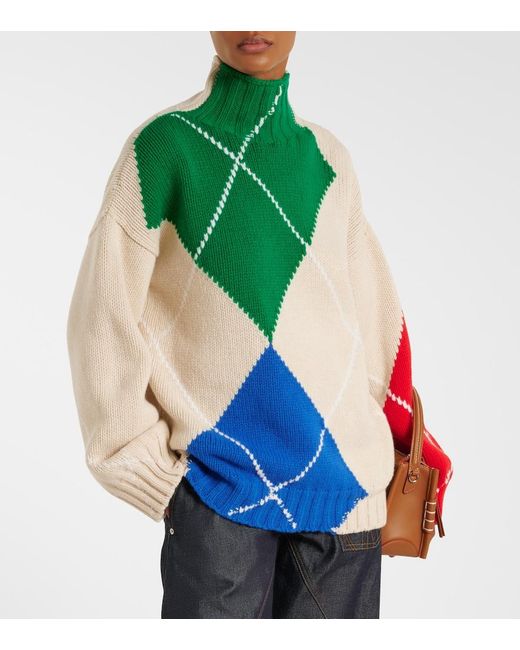 J.W. Anderson Green X Pringle Of Scotland Turtleneck Sweater