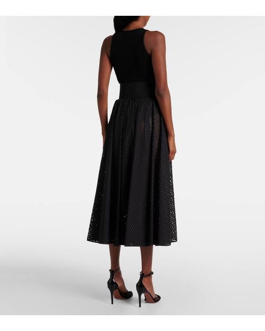 Gonna Midi di Alaïa in Blue