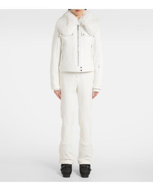 Fusalp White Tipi Iii Bootcut Ski Pants