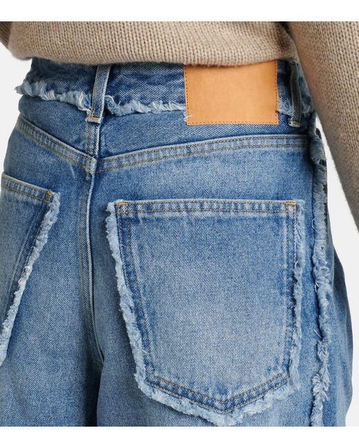 Alanui Blue Wide-Leg Jeans