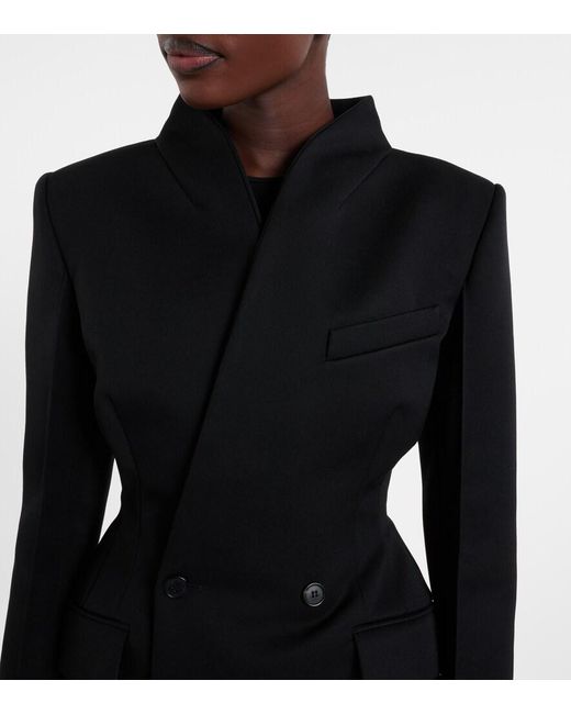 Wardrobe NYC Black Crepe Minidress