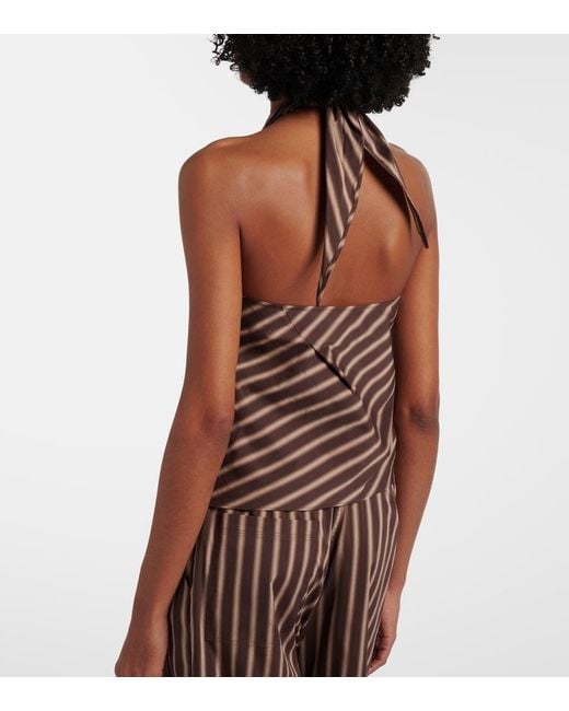 Top di JACQUES WEI in Brown