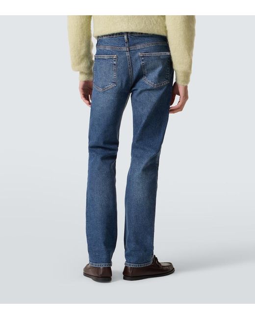 FRAME Blue Modern Straight Jeans for men