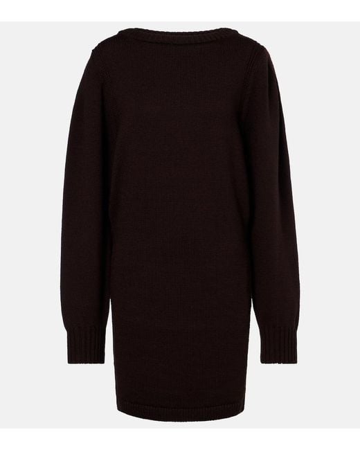 Lemaire Black Wool Sweater