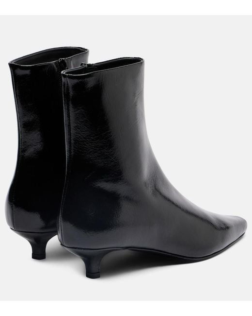 Totême  Black Slim Ankle Boots