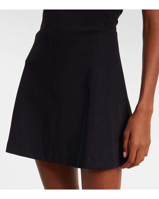 Tory Burch Black T Monogram Jersey Tennis Dress