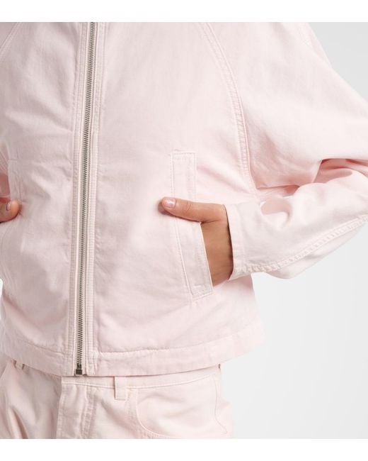 Alaïa Pink Denim Jacket