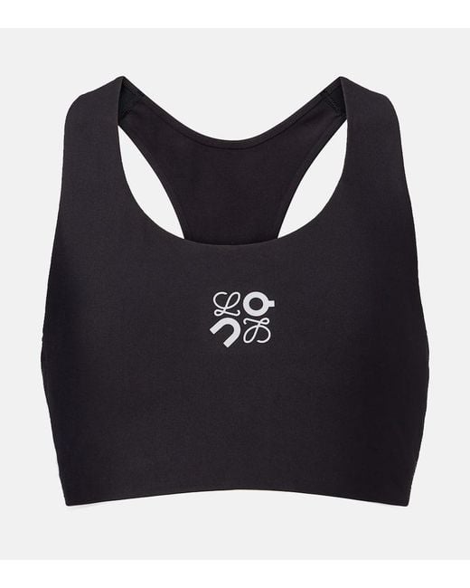 X On – Brassiere De Sport A Logo Loewe en coloris Black