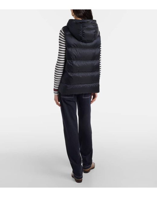 Max Mara Blue The Cube Wattierte Weste Jsoft