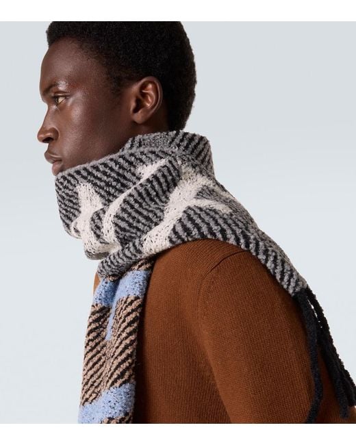 Sciarpa di Loewe in White da Uomo