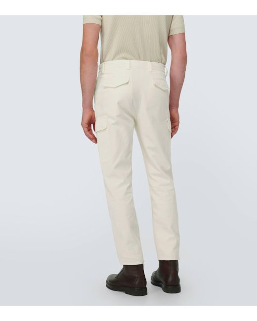 Brunello Cucinelli Natural Cotton Chinos for men