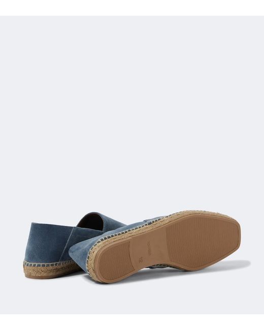 Tom Ford Blue Barnes Suede Espadrilles for men