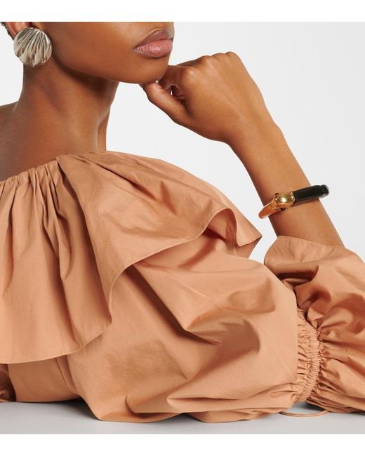 Chloé Metallic Tropicus Cuff Bracelet