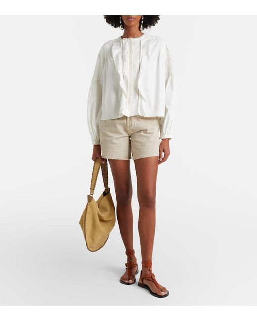 Citizens of Humanity Natural Billie Denim Shorts