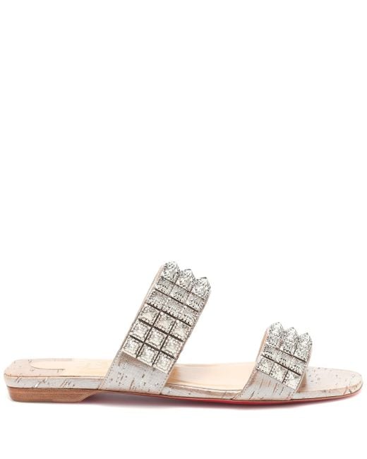 myriadiam studded slide sandal