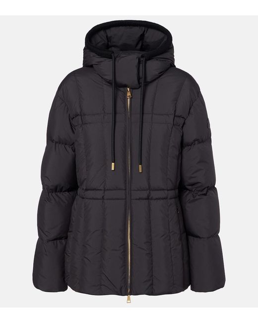Moncler Black Estom Hooded Down Jacket