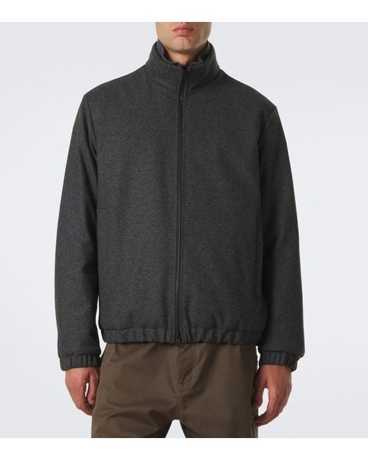 Moncler Black Limberl Flannel Down Jacket for men